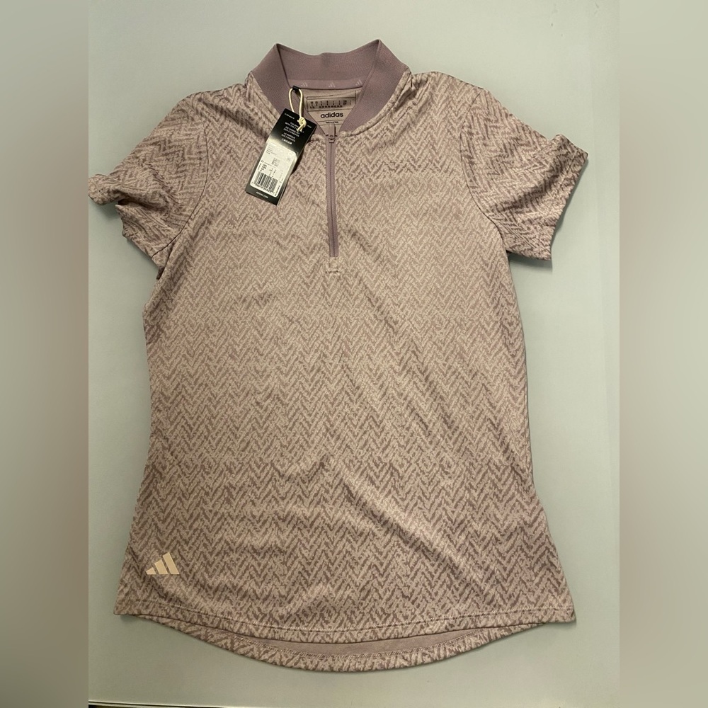 Adidas Women's Purple Polo Top size S NWT - Picture 2 of 6